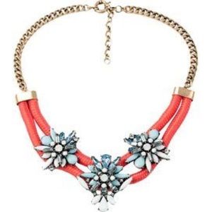 Double rope statement necklace